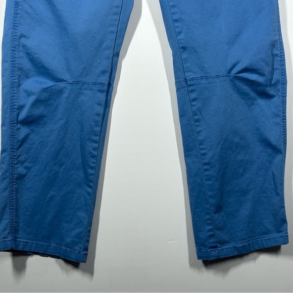 Sundance Pants Women's 2 Blue Barrel Cotton Classic‎ Coastal Nautical Preppy - Picture 3 of 7